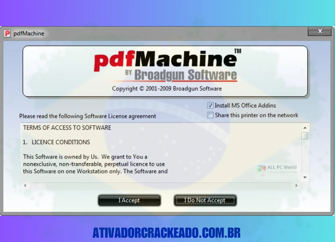 Como usar o Broadgun pdfMachine Crackeado