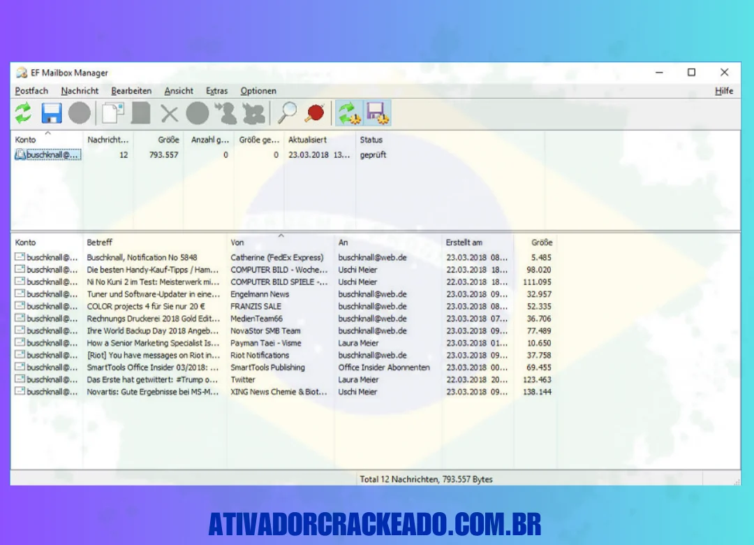 Como usar o EF Mailbox Manager Crackeado