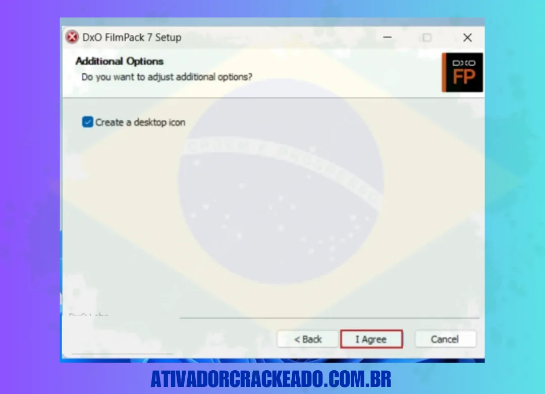 Em seguida, você verá algumas configurações adicionais, selecione as que você gosta e continue clicando em “Concordo”.