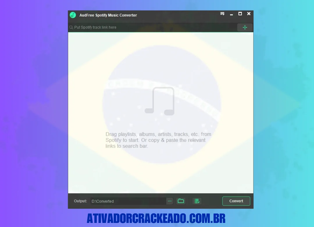 Em um computador Mac ou Windows, baixe e instale o AudFree Spotify Music Converter