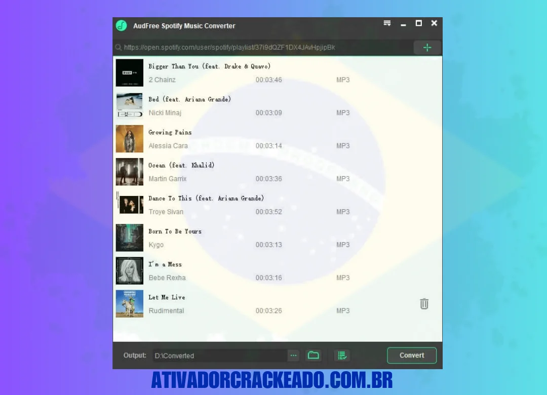 Inicie seu computador e execute o AudFree Spotify Music Converter