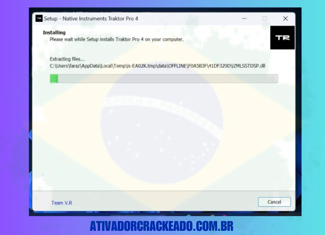 Instalando o Traktor Pro, então aguarde um pouco.