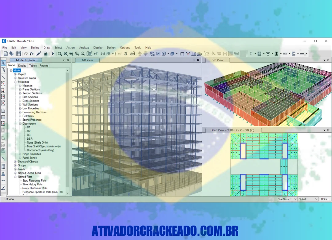 O CSI ETABS Ultimate Crackeado é uma solução de software abrangente