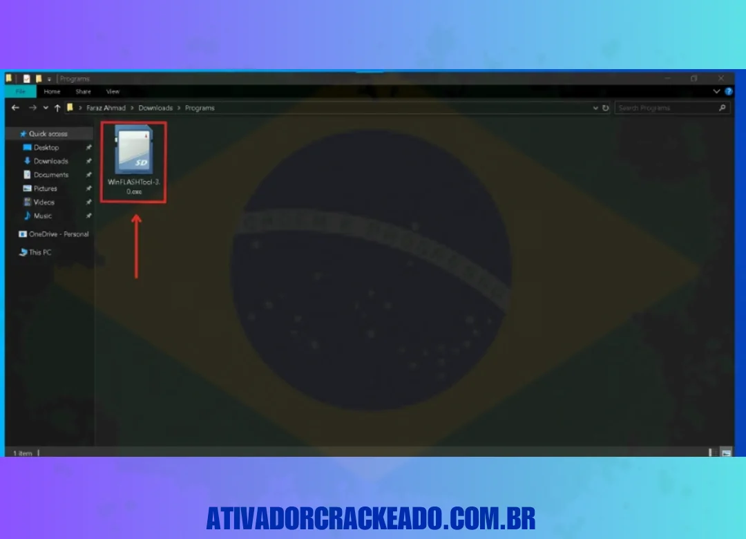 Primeiro, extraia o arquivo rar principal com o WinRAR e, depois disso, execute o exe do programa.