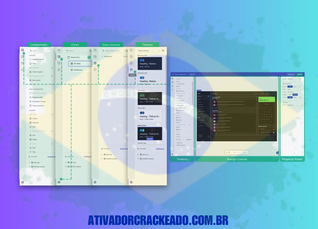 Você não precisa ser um usuário especialista em computadores para criar algo notável com o App Builder Crackeado