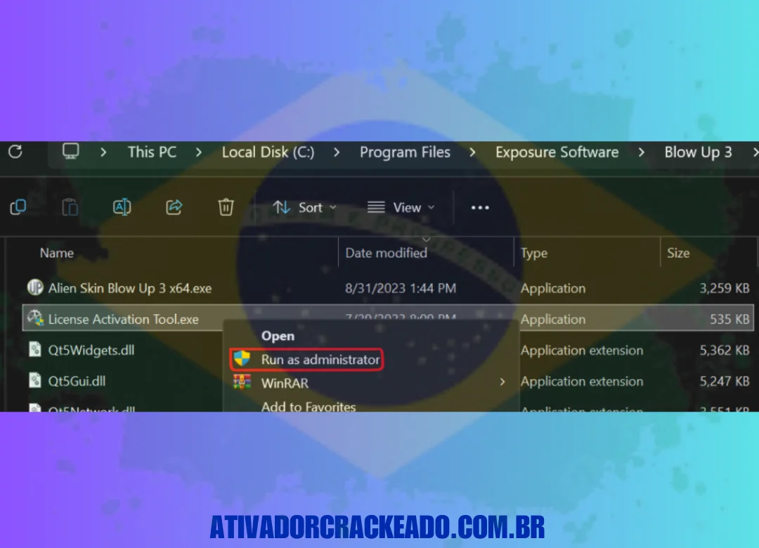 como administrador. Após criar a chave serial e adicioná-la de volta à License Activation Tool, copie o Installation ID da Activation Tool e adicione-o ao keygen. Depois disso, o programa será ativado.