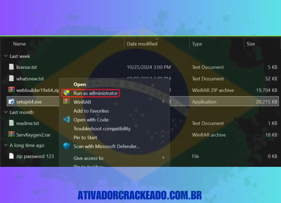 Inclua a linha abaixo no arquivo Hosts. Execute a instalação como administrador após extrair os arquivos de instalação e download.