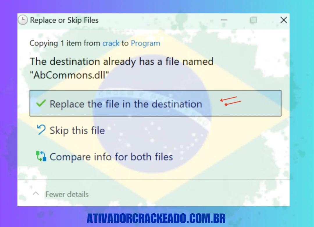 Substitua o arquivo original em C:\Program Files\SSDFresh\Program\ por uma cópia de AbCommons.dll da pasta Crack.