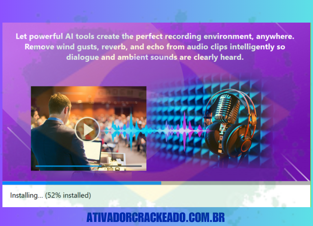 Inicie a instalação como administrador após extrair o arquivo baixado. Selecione o site de instalação e comece o processo.