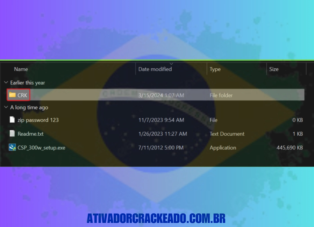 Abra a pasta CRK, copie o arquivo “ClipStudioPaint.exe” e abra o local de instalação do CSP.