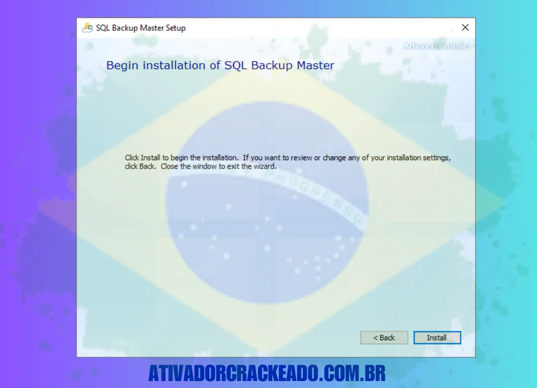 Agora, você está pronto para instalar, então clique em instalar. (1)