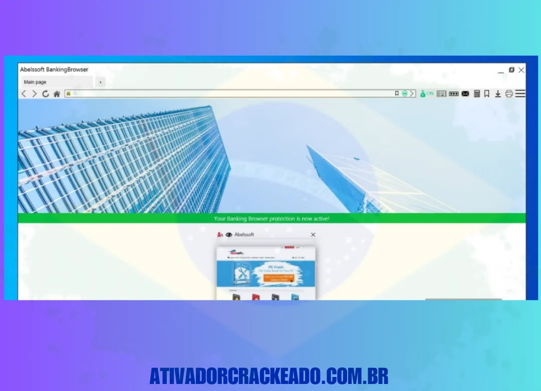 Agora você pode usar a versão completa do Abelssoft Banking Browser gratuitamente.