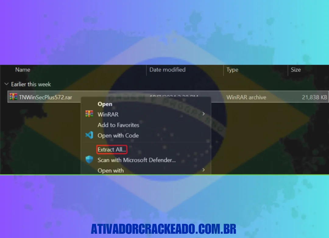 Após baixar o arquivo, extraia-o, siga as instruções de configuração e instale o programa normalmente.Após baixar o arquivo, extraia-o, siga as instruções de configuração e instale o programa normalmente.