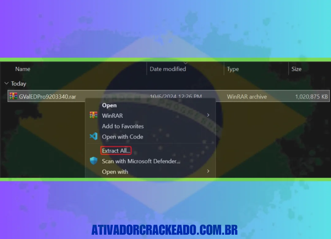 Após escolher o diretório de instalação, aceite o acordo de licenciamento e comece a instalação.