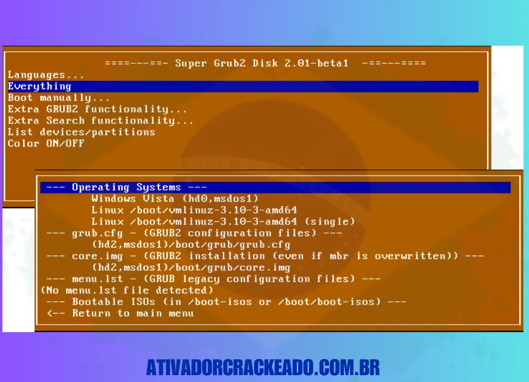 Como instalar o Super Grub2 Disk Crackeado