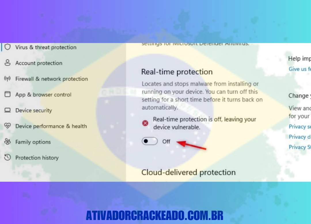 Desative a proteção em tempo real nas configurações e use o URL mencionado acima para baixar o Clip Studio Paint Cracked.