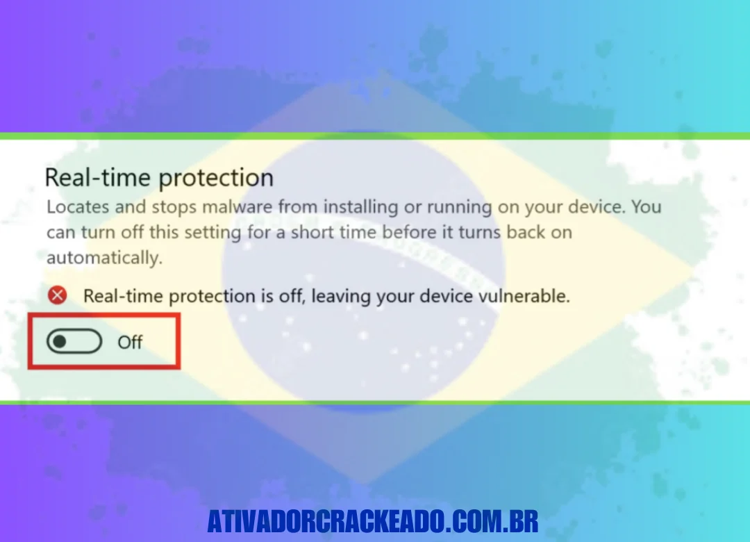 Desative todos os seus softwares antivírus instalados e utilize o link fornecido