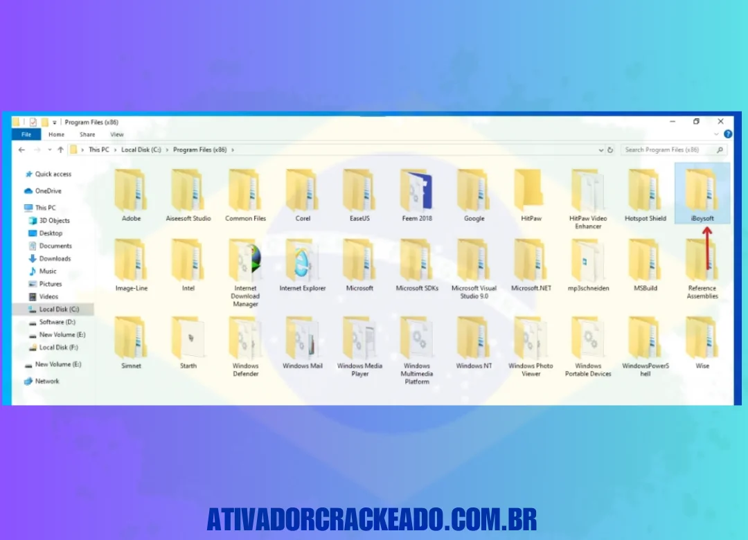 Em seguida, vá até a pasta Iboysoft disponível lá.
