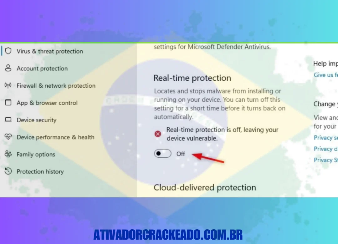 Se você tiver um software antivírus instalado no seu computador, desligue-o porque ele pode impedir a instalação.