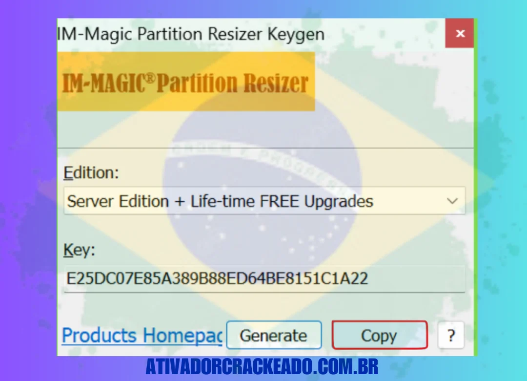 A chave gerada deve ser copiada e, em seguida, adicionada à barra de ativação clicando nela. O produto ficará ativo para você como resultado. Depois disso, você está livre para utilizar todos os recursos pelo tempo que quiser.