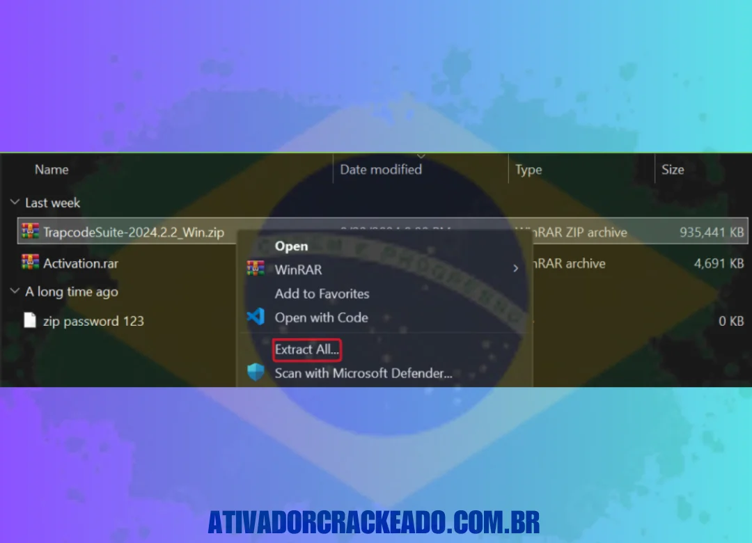 Extraia o arquivo de instalação, execute a instalação como administrador e conclua a instalação.