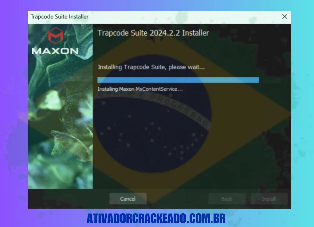 Extraia o arquivo de instalação, execute a instalação como administrador e conclua a instalação.