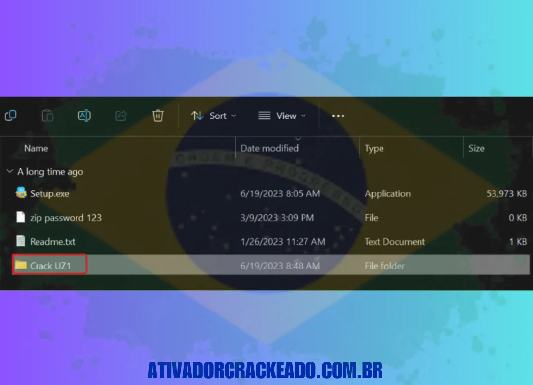 Abra a pasta “UZ1 Crack” e selecione a edição desejada. (como Technician, Server,