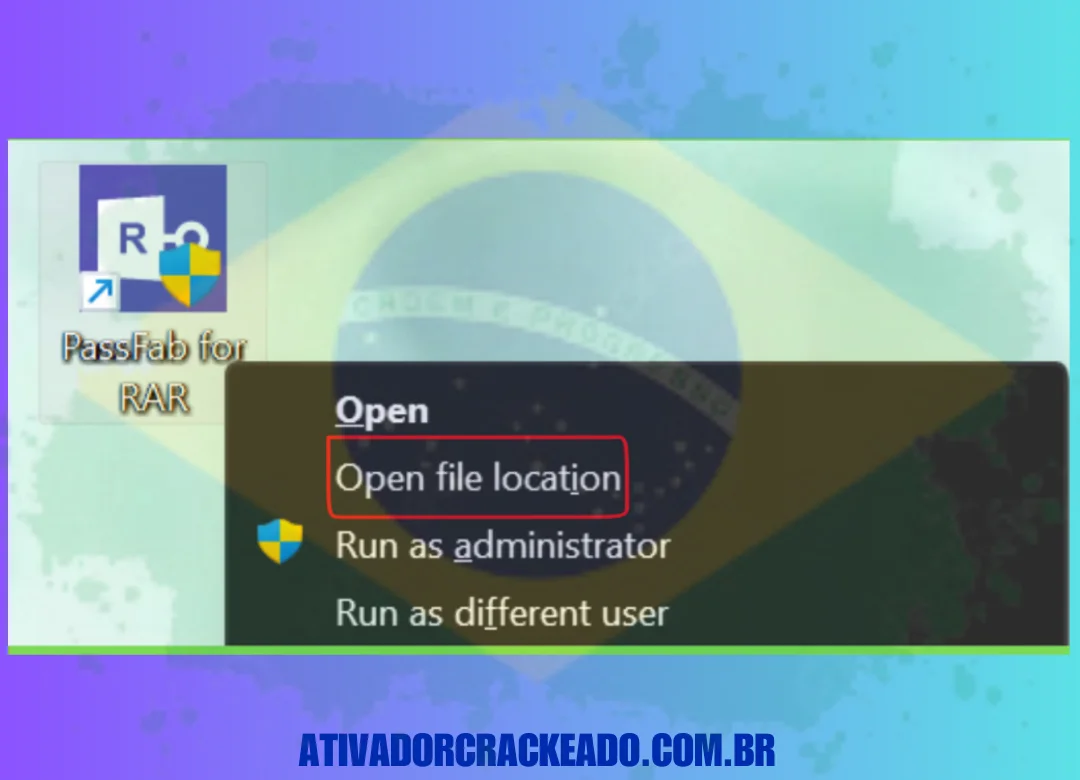 Abra o local de instalação do software e cole ambos os arquivos que copiamos lá.