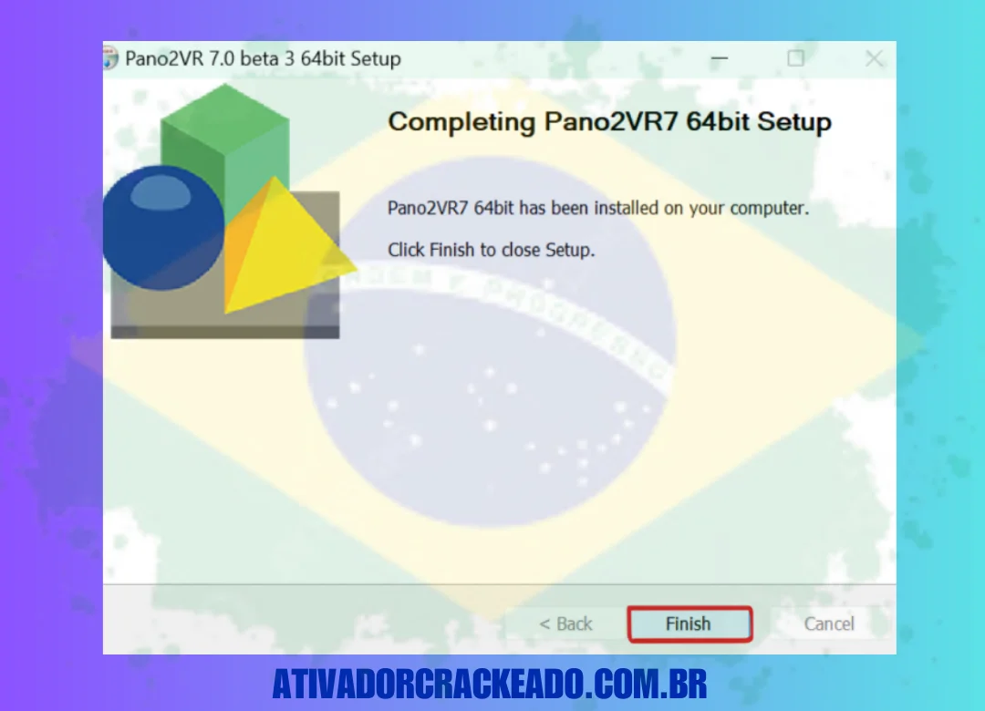 Aguarde a conclusão da instalação e feche a configuração clicando no botão Concluir. (1)