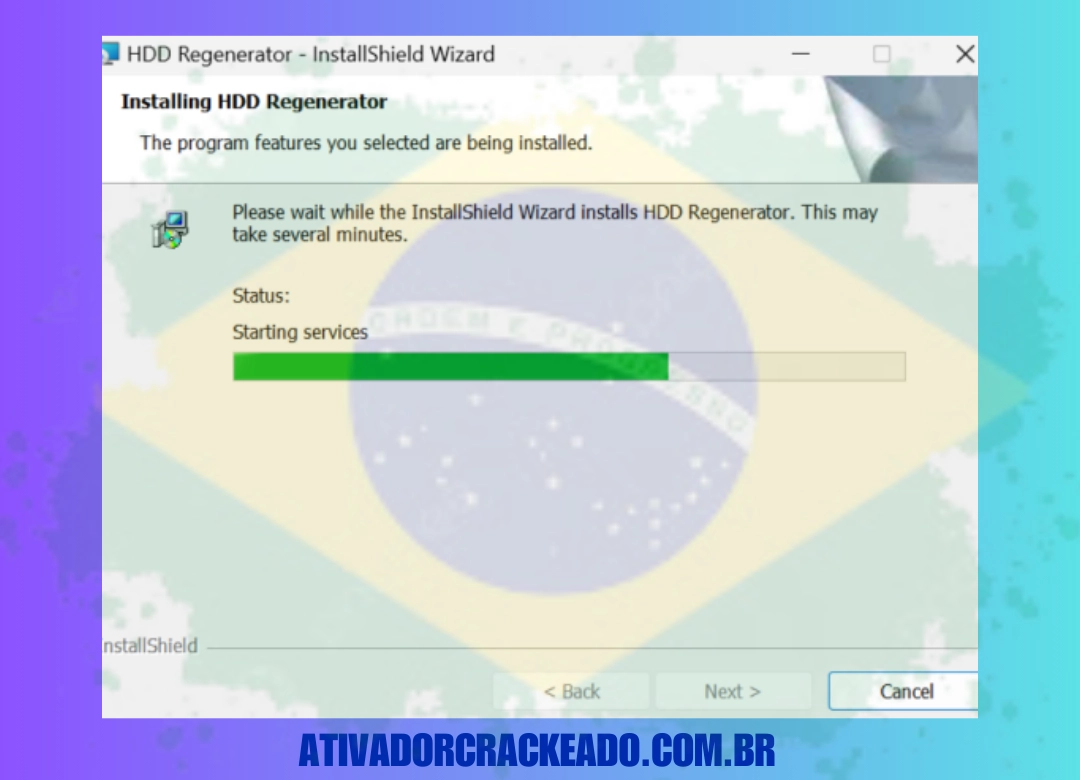 Assim que a configuração abrir, clique em Next, aceite o contrato de licença e clique em Next novamente. Escolha o local onde você quer instalar o software e clique em Next novamente.