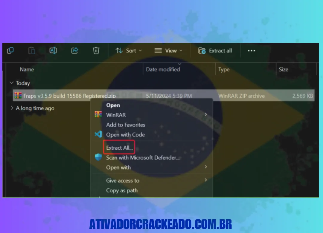 Baixe o Fraps PC 64 Bits do link fornecido e desative a proteção em tempo real no seu dispositivo. Se você tiver algum antivírus de terceiros instalado, desative-o também. (1)