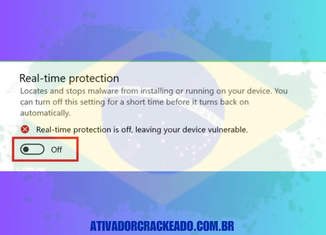 Desative a proteção em tempo real nas configurações e use o link acima para obter o Markdown Monster gratuitamente.