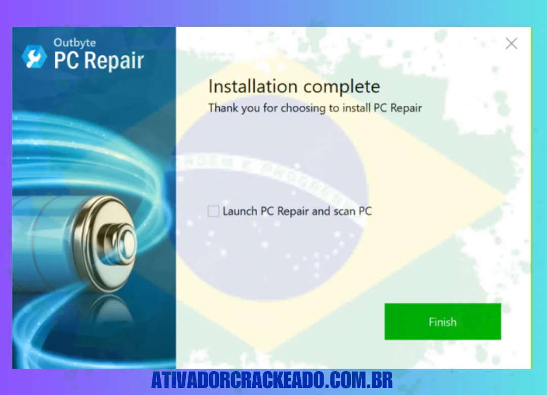 Escolha o local onde você quer instalar o software e clique no botão “Click to Install”. (1)