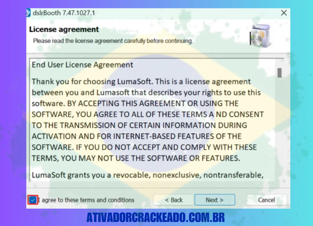 Extraia o arquivo baixado e execute a instalação como administrador.