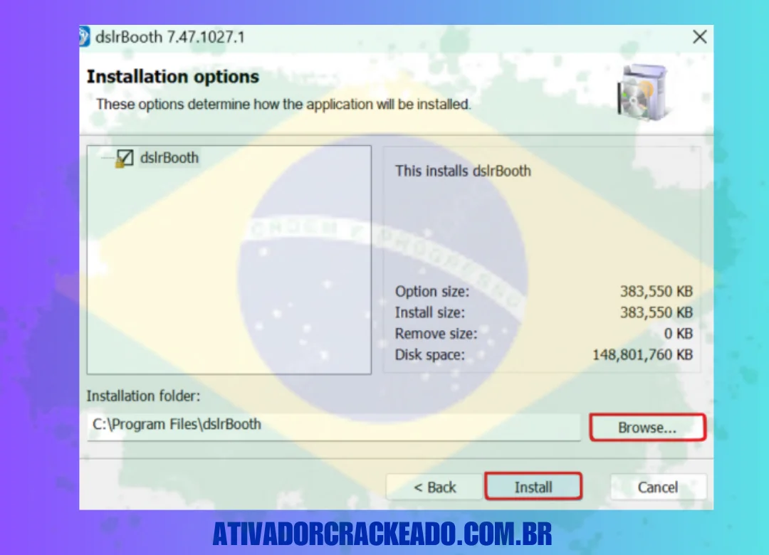 Extraia o arquivo baixado e execute a instalação como administrador.