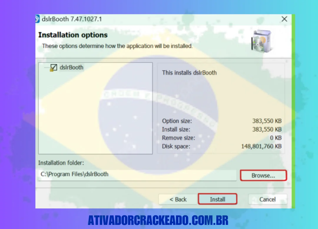 Extraia o arquivo baixado e execute a instalação como administrador. 