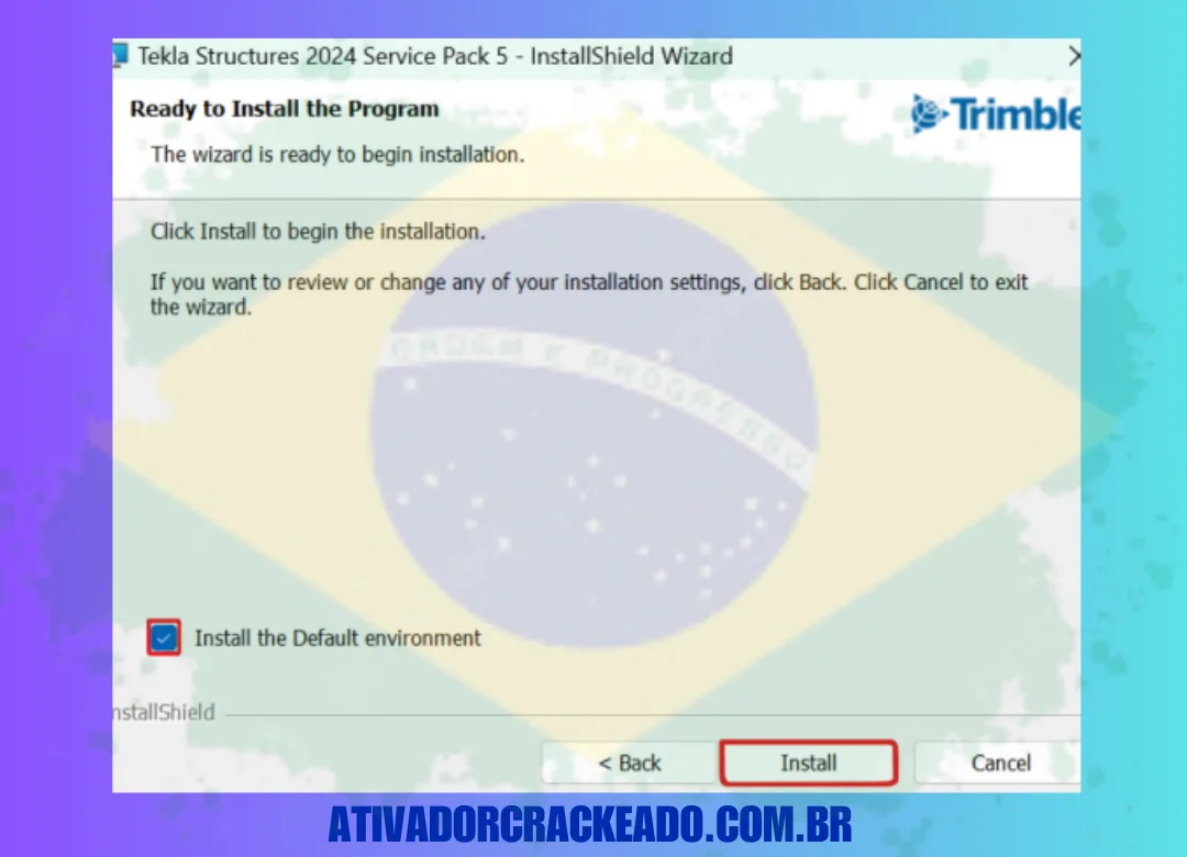 Extraia o arquivo baixado, execute a instalação como administrador e conclua a instalação conforme mostrado.