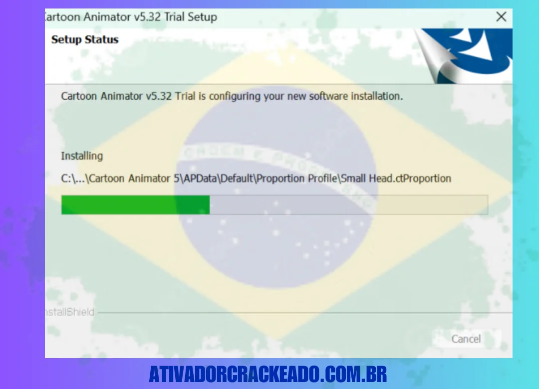 Extraia o arquivo baixado, execute a instalação como administrador e conclua a instalação. NÃO EXECUTE O PROGRAMA AINDA! 