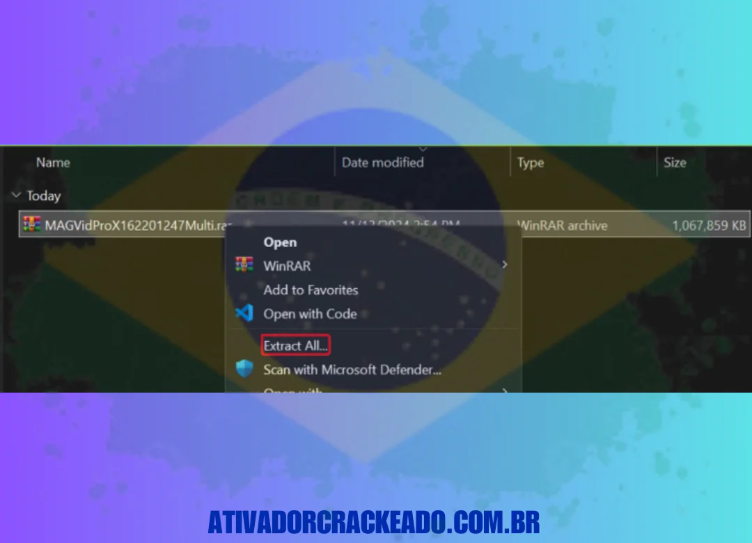 Extraia o download e execute a instalação como administrador. Escolha o idioma no qual você quer instalar o produto e conclua a instalação.