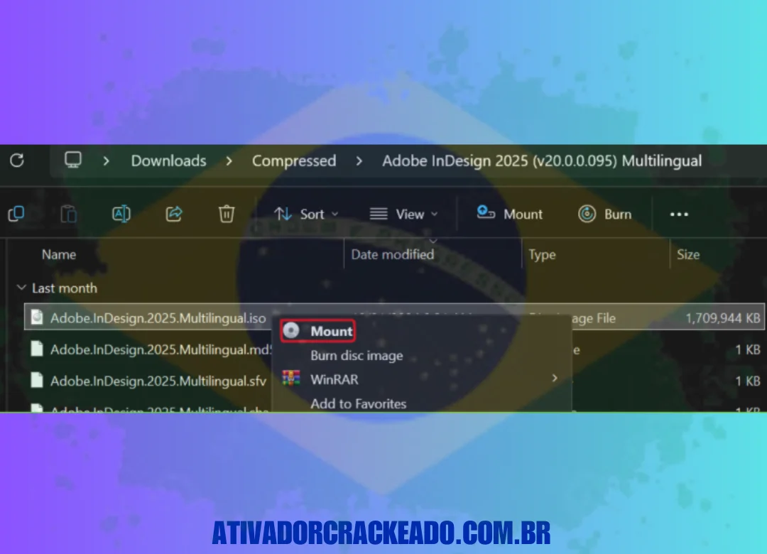 Extraia o download, monte o ISO e execute autoplay.exe como administrador.