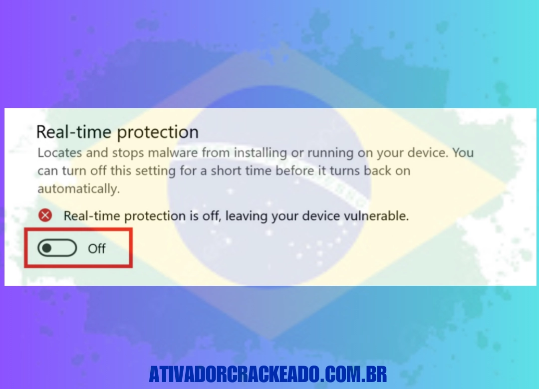 Use o link fornecido para baixar o DAEMON Tools Lite gratuitamente e, em seguida, desative a proteção em tempo real.