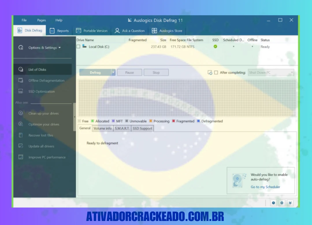 Você pode usar o software após adicionar o arquivo DLL e reiniciar seu computador. Você notará que a licença foi adicionada e que o registro não é mais necessário.