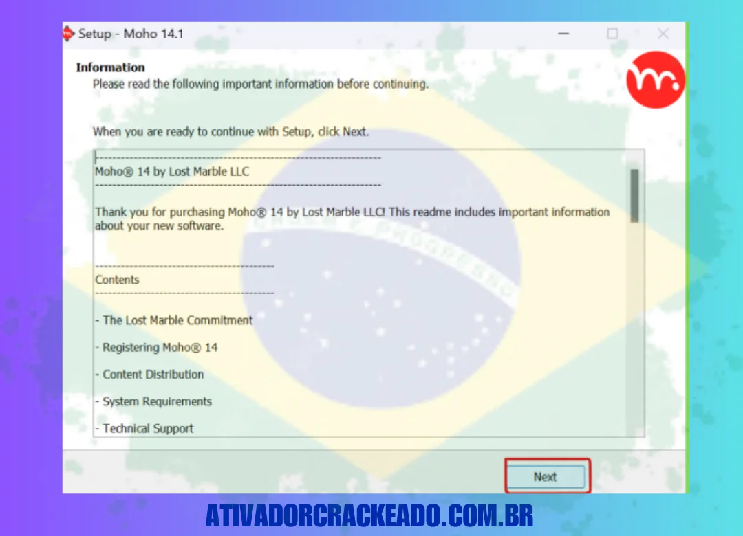 clique em Concluir para fechar a configuração.