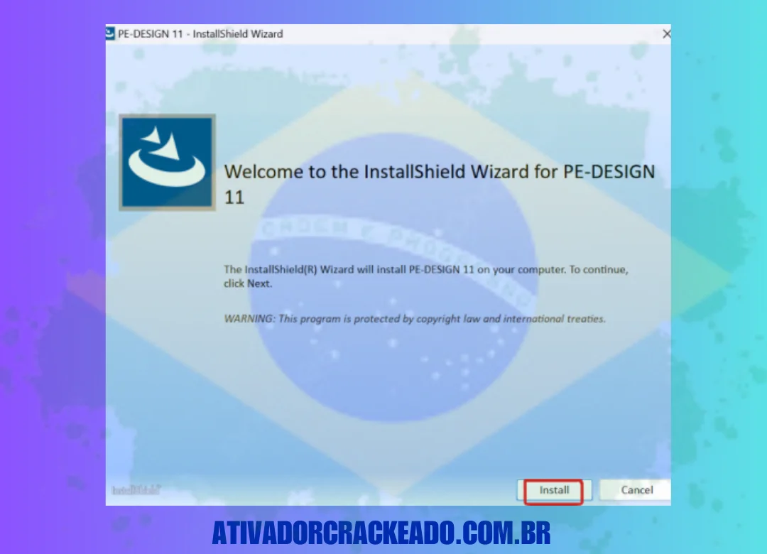 e clique em Install para instalar as atualizações.