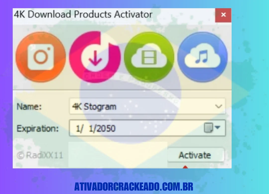 Agora, clique em Ativar para ativar o programa.