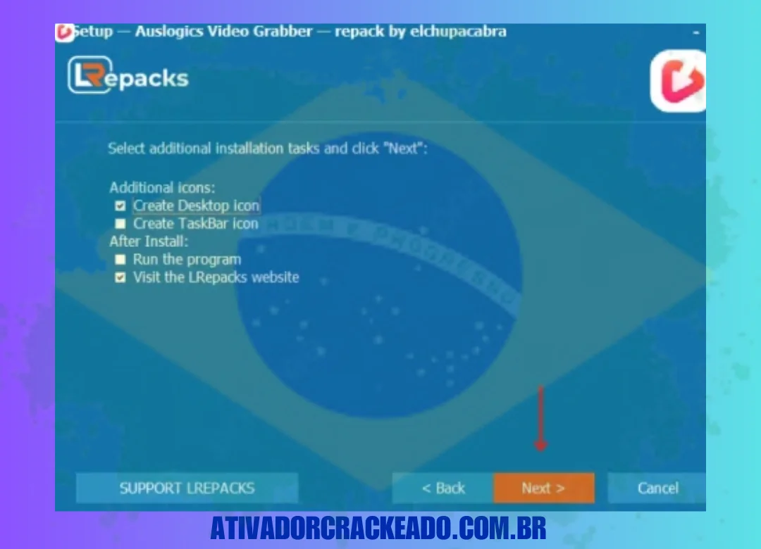 Em seguida, selecione tarefas de instalação adicionais conforme sua necessidade e clique em Avançar.