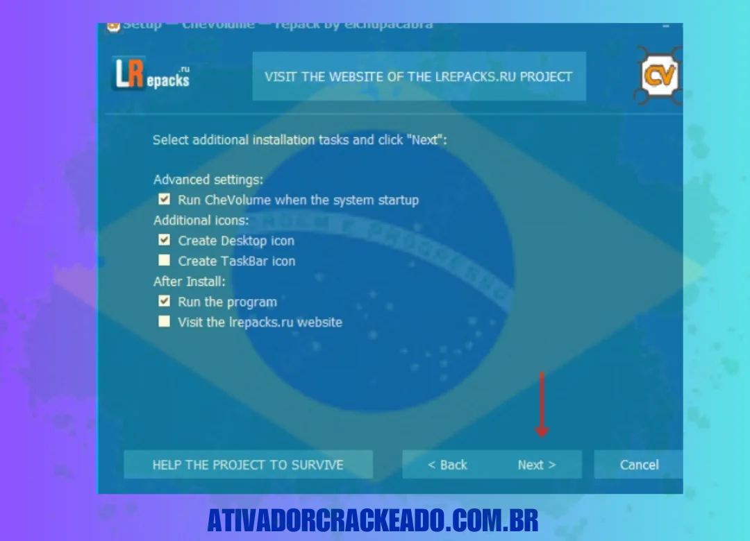 Em seguida, selecione tarefas de instalação adicionais conforme sua necessidade e clique em Avançar.