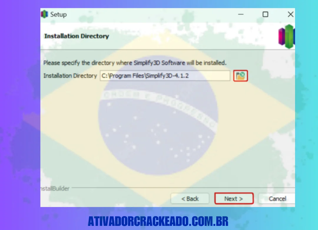 Extraia o arquivo baixado e execute a instalação como administrador.