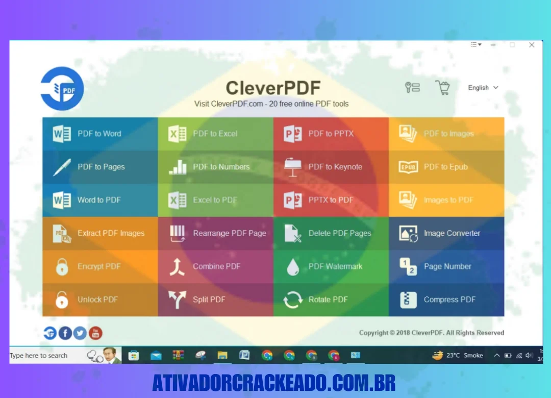 Por fim, esta é a interface final e o programa está pronto para uso.