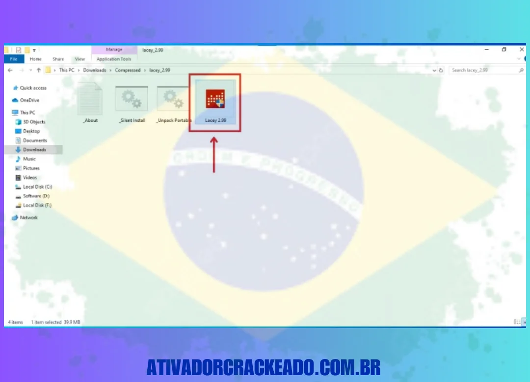 Primeiro, selecione o arquivo .exe e execute-o como Administrador.